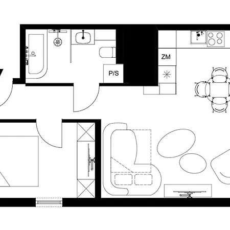 Apartmán Level 25 Premium Apartament, Free Garage, Air Condition, Self Check-in *